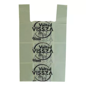   Gyűjtőzsák visszaváltható palackokhoz 600 x 1000 mm, redőzés 2 x 150 mm, 37 mikron vastagság