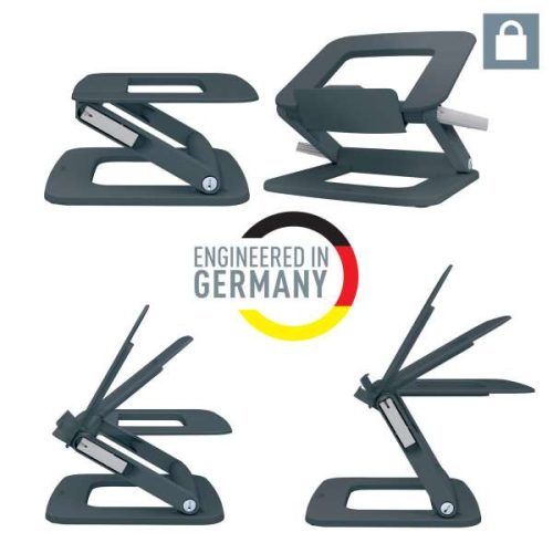 Notebook állvány Leitz Ergo, állítható magasságú és dőlésszögű