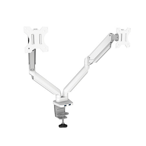 Monitortartó kar Fellowes Platinum Series™ Dual, két monitorhoz, fehér