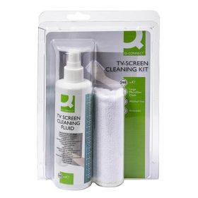 Tisztító spray kendővel, 250 ml, Q-Connect KF15229