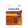 Memóriakártya Philips Micro SDHC, 64GB, Class 10 + adapter