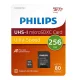 Memóriakártya Philips Micro SDXC, 256GB, Class 10 + adapter