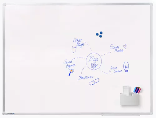 Fehértábla 90x120cm Universal Plus zománcozott Legamaster