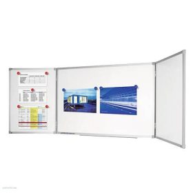   Fehértábla 100x200/400cm kinyitható lakkozott Economy Legamaster