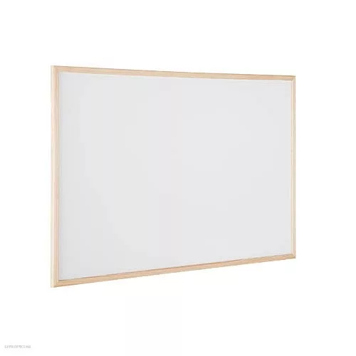 Fehértábla 30x40cm fakeretes lakkozott BI-OFFICE