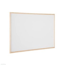 Fehértábla 60x80cm fakeretes lakkozott BI-OFFICE