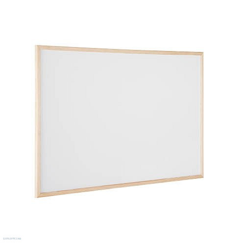 Fehértábla 60x80cm fakeretes lakkozott BI-OFFICE