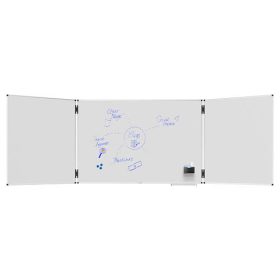   Fehértábla kinyitható zománcozott LEGAMASTER UNITE PLUS 90 x 120/240 cm