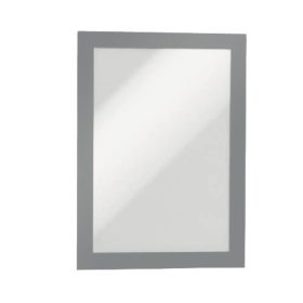   Infokeret A/5 DURAFRAME® öntapadós hátlap, mágneses előlap ezüst