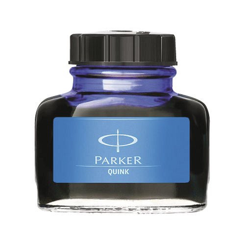 Töltőtoll tinta üveges Parker Quink kék