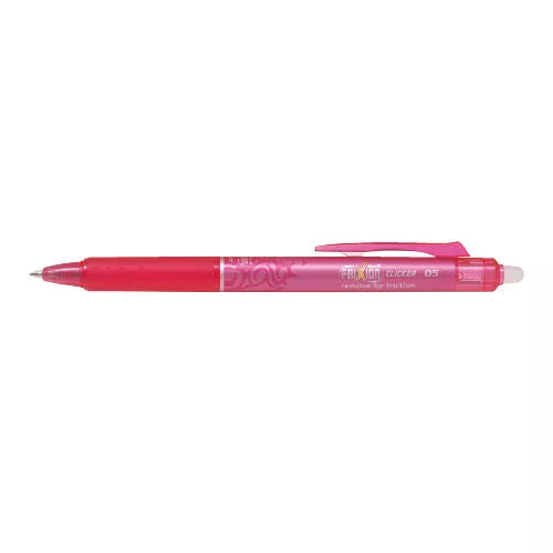 Rollerirón PILOT FRIXION Clicker 0,5 törölhető ciklámen