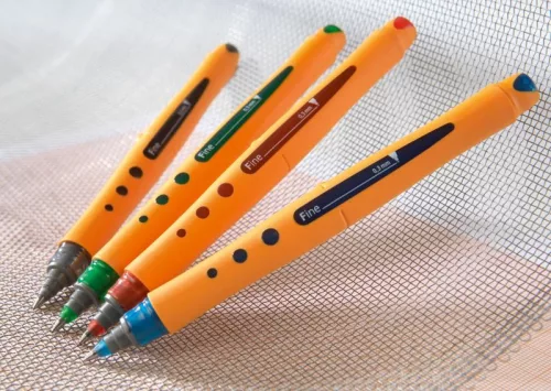 Rollerirón, STABILO Bionic worker, 0.3 mm, 4 db-os szett