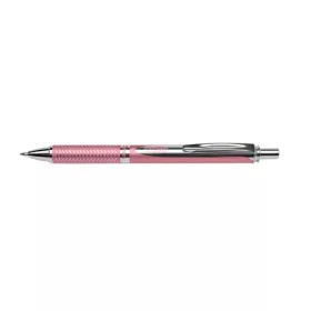   Rollerirón PENTEL Energel BL407 prémium színes fém test rózsa