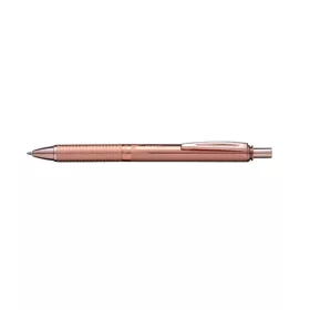   Rollerirón PENTEL Energel BL407 prémium színes fém test világos rózsaszín