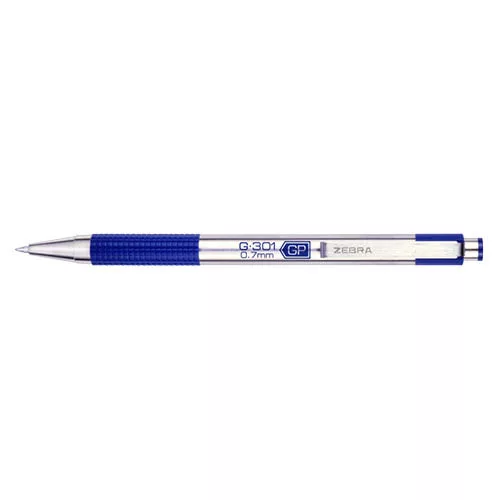 Rollerirón zselés Zebra G-301 0,7mm kék