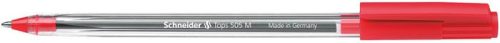 Golyósirón, 0,5 mm, kupakos, Schneider Tops 505, M, piros