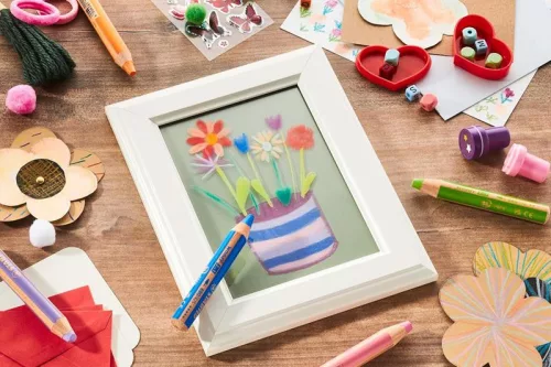 Pasztell Stabilo Woody 3in1 krétaceruza zöld