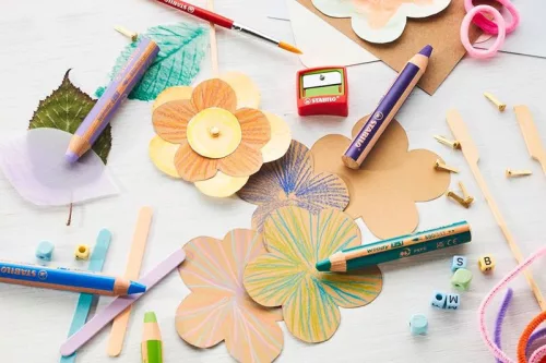 Pasztell Stabilo Woody 3in1 krétaceruza zöld