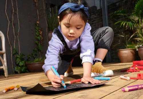 Pasztell Stabilo Woody 3in1 krétaceruza pasztell kék