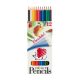 Színes ceruza ICO Süni festett, hajlítható, 12 darabos készlet