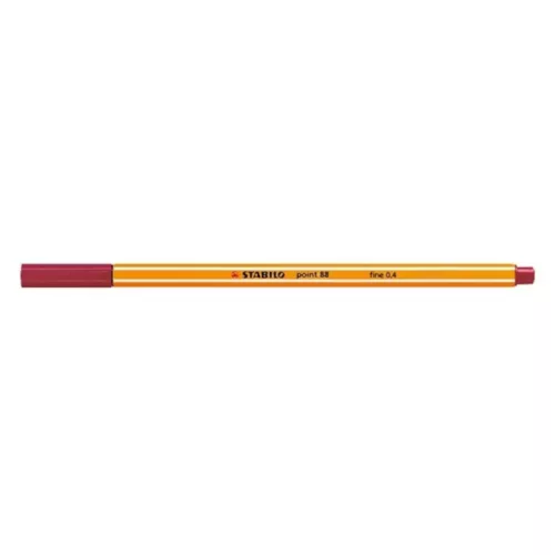 Tűfilc Stabilo Point 88 0,4mm bordó