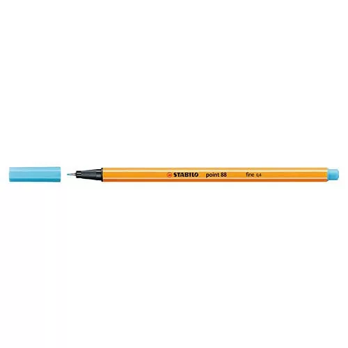 Tűfilc Stabilo Point 88 0,4mm áttetsző kék