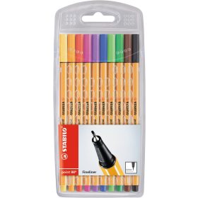 Tűfilc Stabilo Point 88, 10 db-os készlet