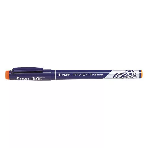 Tűfilc PILOT Frixion Fineliner 0,45 mm törölhető narancs