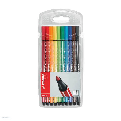 Rostirón klt. 10 db-os Stabilo Pen 68