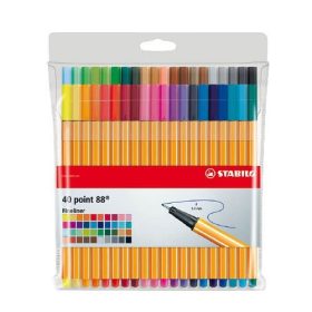 Tűfilc klt. 40 db-os STABILO point 88