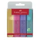 Szövegkiemelő készlet 4 darabos, Faber-Castell 1546, pasztell