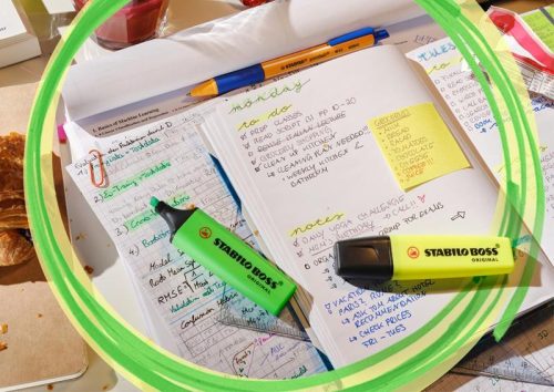 Szövegkiemelő Stabilo Boss Eco-Wallett 4+2 darabos készlet