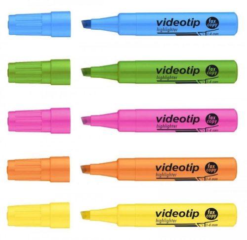 Szövegkiemelő ICO Videotip, 5 db-os készlet
