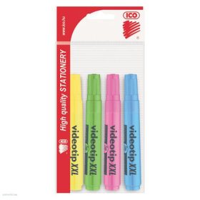 Szövegkiemelő klt. 4 db-os ICO VIDEOTIP XXL