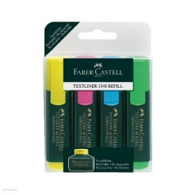 Szövegkiemelő klt. 4 db-os Faber Castell 1548
