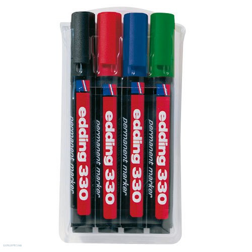 Marker klt. 4 db-os permanent Edding 330/4S