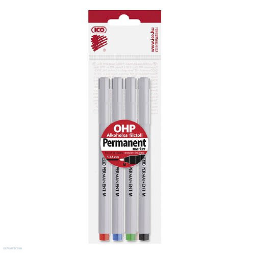 Marker klt. 4db-os permanent ICO M