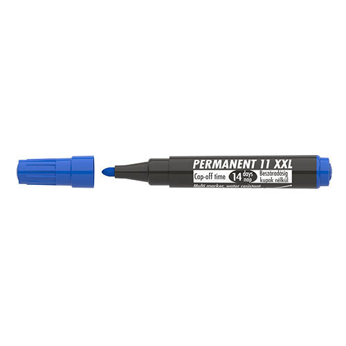Marker permanent ICO 11 XXL kék