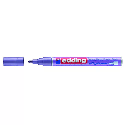 Lakkmarker Edding 751 metállila