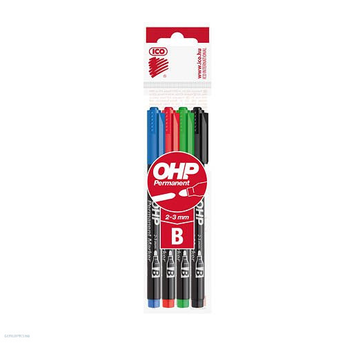 OHP marker klt. 4db-os ICO B (broad, széles)