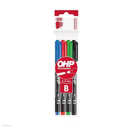 OHP marker klt. 4db-os ICO B (broad, széles)