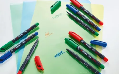 OHP marker Stabilo S, 841/6, 6 darabos készlet