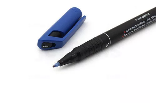 OHP marker Stabilo F, 842/41, kék