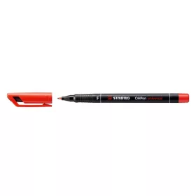 OHP marker Stabilo F, 842/40, piros