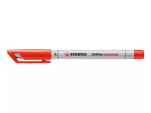 OHP marker Stabilo S, 851/40, vízbázisú, piros
