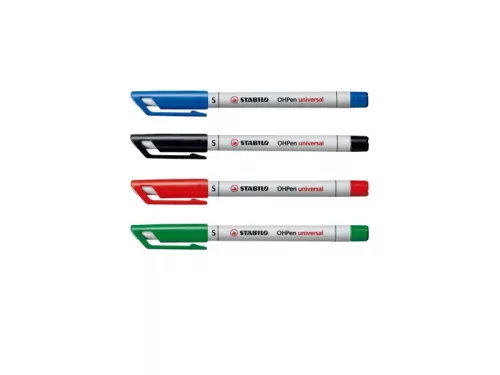 OHP marker Stabilo S, 851/40, vízbázisú, piros