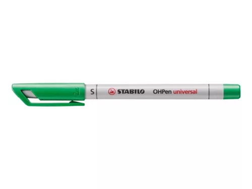 OHP marker Stabilo S, 851/36, vízbázisú, zöld