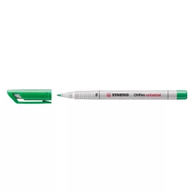 OHP marker Stabilo F, 852/36, vízbázisú, zöld