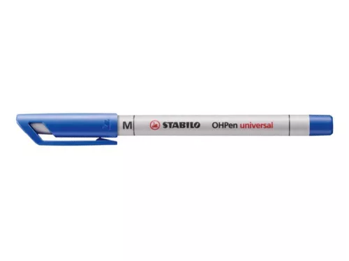 OHP marker Stabilo M, 853/41, vízbázisú, kék