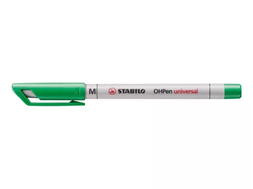 OHP marker Stabilo M, 853/36, vízbázisú, zöld